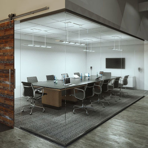 Panneau en verre feuilleté - GHOSTGLASS™ - Aag-glass - texturé / pour agencement intérieur / pour plancher