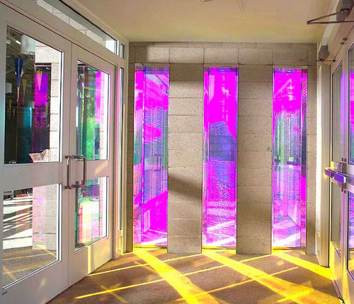 Panneau en verre pour agencement intérieur - DICHROGLASS™ - Aag-glass