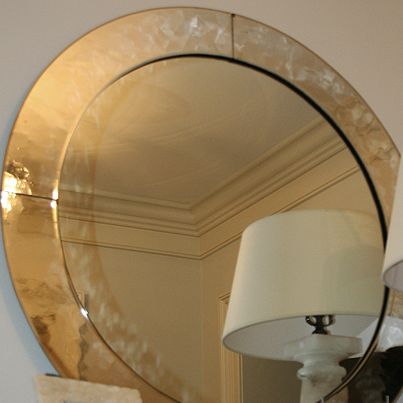 Miroir mural - MIRRORUNIQUE™ : TARNISHED - Aag-glass - contemporain / rond