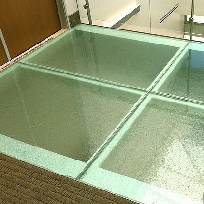 Panneau en verre uni - IRVINE - Aag-glass - translucide / pour bâtiment / pour plancher