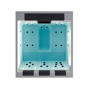 Spa hors-sol - Lounge Divine - Portcril,SA - rectangulaire / 3 places / en aluminium