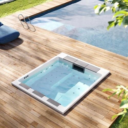 Spa encastrable - Lounge Divine Plus - Portcril,SA - hors-sol / rectangulaire / 3 places