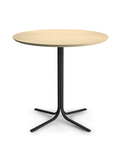 Table bistrot contemporaine - ATAL - Alki - en bois / avec piètement en métal / ronde