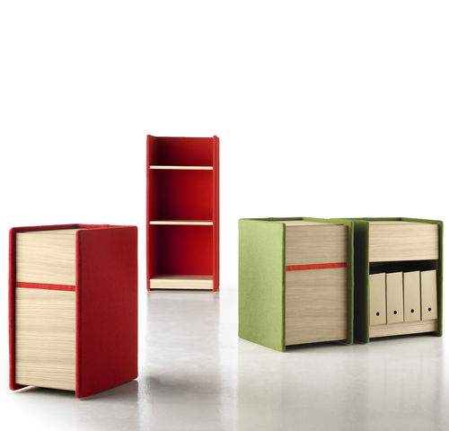 Caisson de bureau stratifié - LANDA - Alki - à 2 tiroirs / à roulettes / modulaire