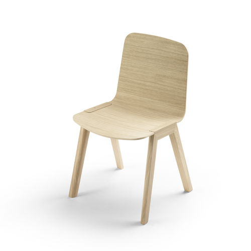 Chaise contemporaine - HELDU - Alki - d'intérieur / en tissu / en cuir