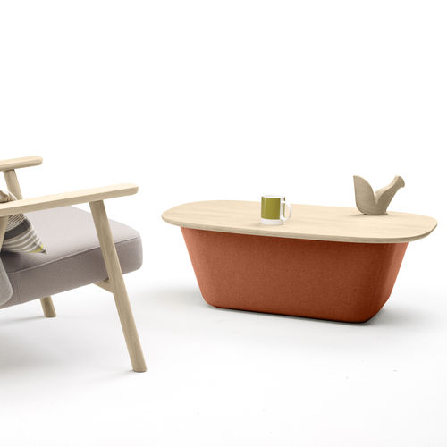 Table basse contemporaine - LASAI - Alki - en chêne / en bois massif / en contreplaqué