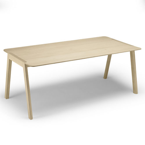 Table contemporaine - HELDU - Alki - en chêne / avec piètement en chêne / rectangulaire