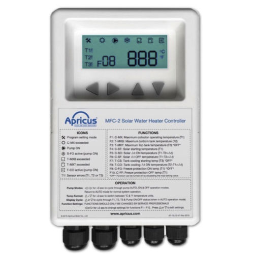 Régulateur solaire pour applications thermiques - MFC-2  - APRICUS