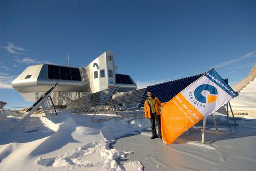 Panneau solaire thermique à tubes - TUBO II - CONSOLAR - pour chauffer l'eau / pour chauffage / montage vertical
