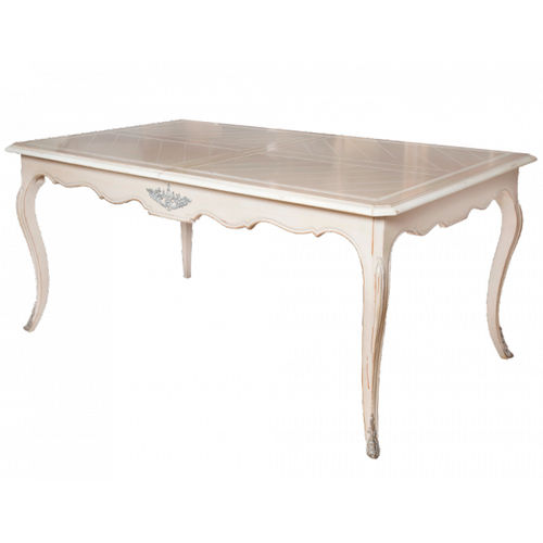 Table à manger de style Louis XV - CHEVERNY : 37004  - LABARERE - en bois laqué / rectangulaire / à rallonge