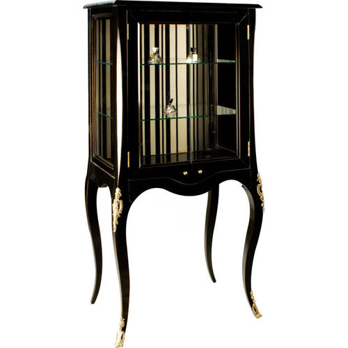 Vitrine de style - PARISIENNES : 53030 - LABARERE - sur pieds hauts / en verre
