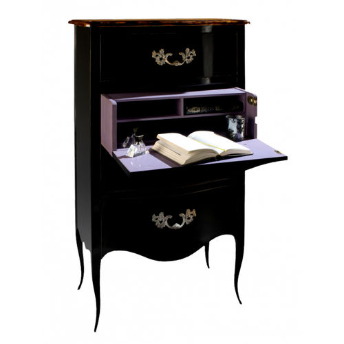 Meuble secrétaire de style - MONTESPAN : 51014 - LABARERE - en bois laqué / avec rangement intégré