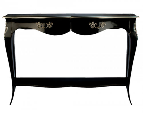 Console de style Louis XV - MONTESPAN : 51001 - LABARERE - en bois laqué / rectangulaire / avec tiroir