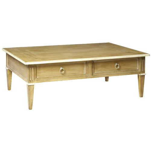 Table basse classique - RECAMIER : 35014 - LABARERE - en bois laqué / rectangulaire / avec tiroir