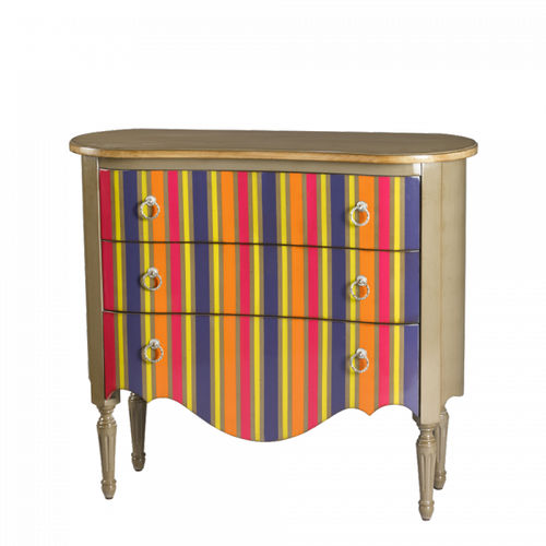 Commode de style - MONTESPAN : 51019 - LABARERE - en bois laqué / 3 tiroirs