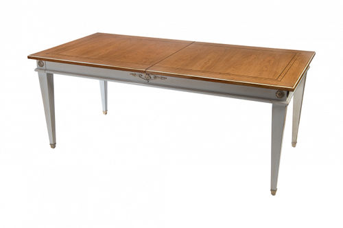 Table à manger de style Directoire - RECAMIER - LABARERE - en bois / avec piètement en bois / rectangulaire