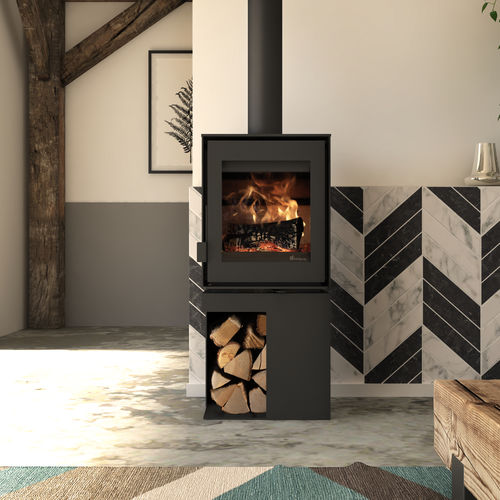 Poêle à bois - Dik Geurts - Modivar 5, Store Corner - DRU - 4 kW / 7 kW / au sol