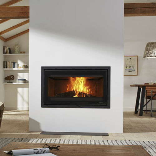 Insert de cheminée à bois - Dik Geurts - Prostyle 1000 - DRU - en acier / contemporain