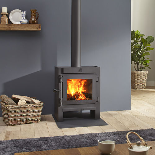 Poêle à bois - Dik Geurts - Jannik Medium, Low - DRU - 4 kW / 7 kW / à poser