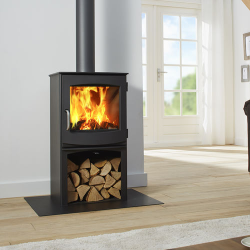 Poêle à bois - Dik Geurts - Ivar 5, Store - DRU - 4 kW / 7 kW / à poser