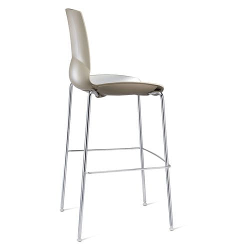 Chaise de bar contemporaine - ICE : GNO1A - Connection - d'intérieur / en chrome / empilable