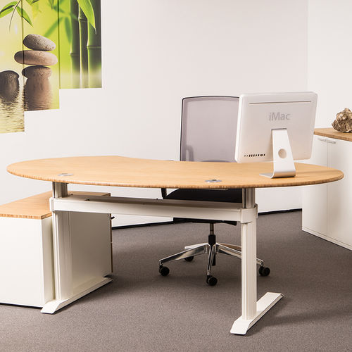 Bureau de direction - BAMBOO - Leuwico - contemporain / en bambou / avec rangement