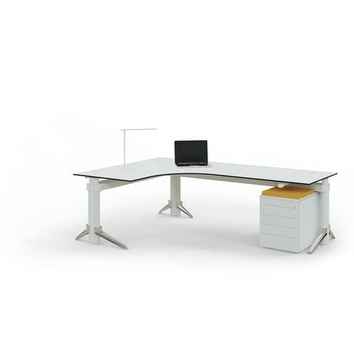 Bureau pour open space - GO2MOVE - Leuwico - sur pied / pour 2 personnes / contemporain