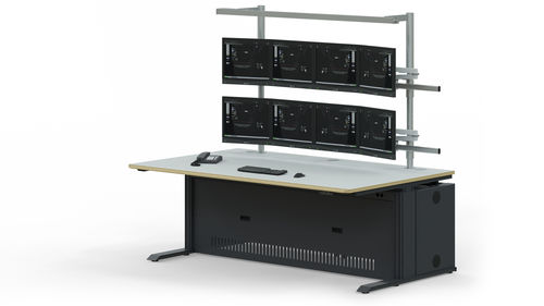 Bureau pour open space - XT MOVE - Leuwico - sur pied / pour 2 personnes / contemporain