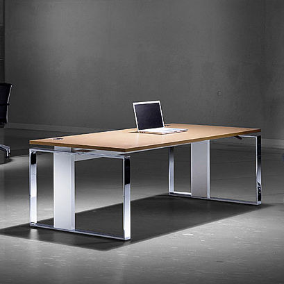 Bureau pour open space - IMOVE-F - Leuwico - contemporain / en placage de bois / en bambou