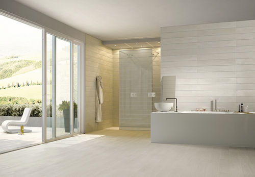 Carrelage en grès cérame - ARBOR : WHITE - Century - poli / de salle de bain / de sol