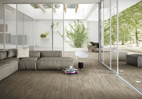 Carrelage en grès cérame - ARBOR : BROWN - Century - poli / de salon / de sol