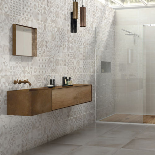 Carrelage en grès cérame - ARGILLE : EVOQUE NOGAL - Naxos - mat / de salle de bain / mural