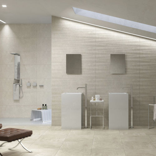 Carrelage en grès cérame - BUILD : FORM WHITE - Naxos - en céramique / mat / d'intérieur