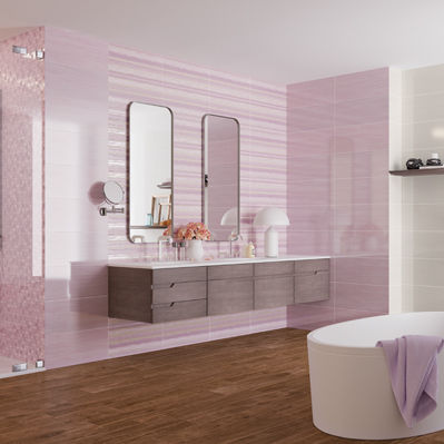 Carrelage en grès cérame - SOFT : MALLOW - Naxos - poli / de salle de bain / de sol