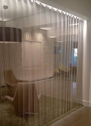 Toile métallique tissée en acier inoxydable - SIERRA PAPA MIDDLE THIN - Twentinox - pour mur-rideau / à fils en spirale