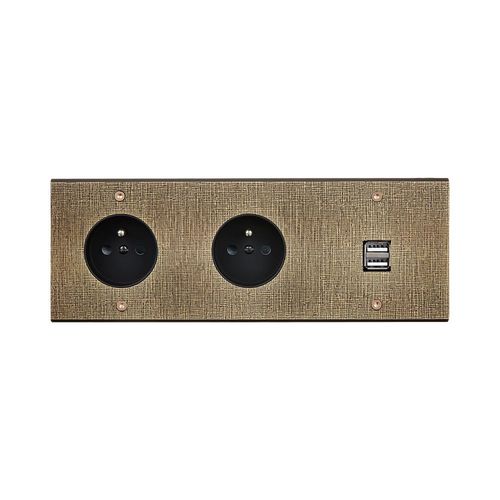 Prise de courant - Fascination - MOD ELEC - USB / triple / murale
