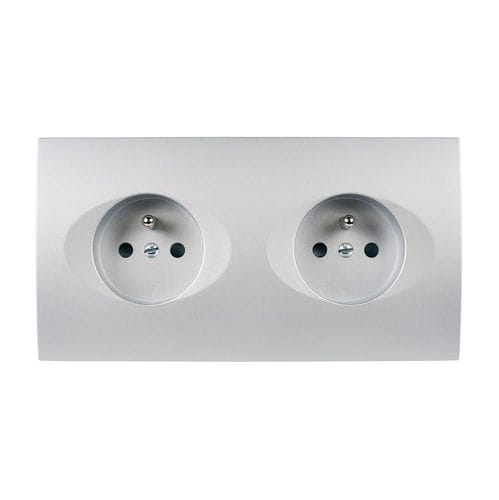 Prise de courant - Karo - MOD ELEC - double / murale / encastrable