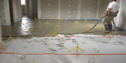 Enduit de lissage - WEBER.FLOOR 4340 - Weber Industries - de sol / à base de ciment