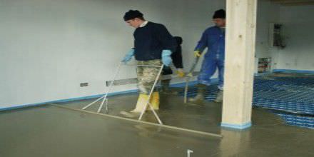Enduit de lissage - WEBER.FLOOR 4470 - Weber Industries - de sol / à base de ciment