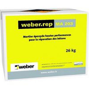 Mortier de réparation - WEBER.REP MA 203 : MOTEX  MA 203 - Weber Industries - pour béton
