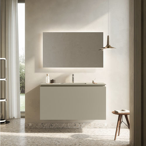 Meuble vasque à poser - AMIATA - karol - suspendu / en bois / contemporain