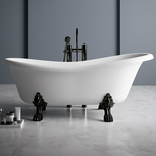 Baignoire ovale - OXFORD - karol - sur pieds / pour habitat / en composite