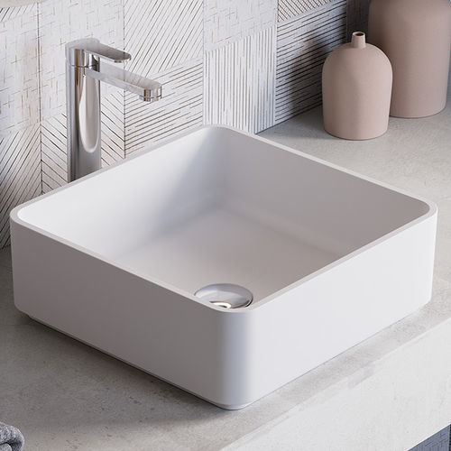 Vasque à poser - CS - karol - en Solid Surface / brillante / finition mat