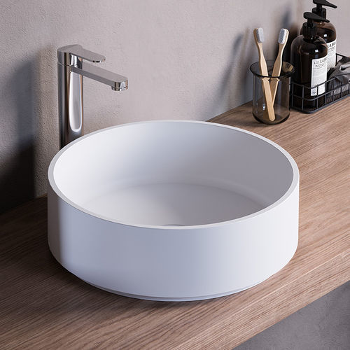 Vasque à poser - CS - karol - en Solid Surface / brillante / finition mat