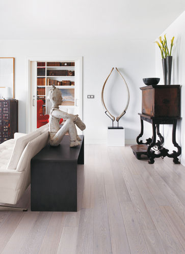 Parquet contrecollé - ALPEN PARKETT SMART- ROVERE GREY - Woodco - en chêne / mat / à coller