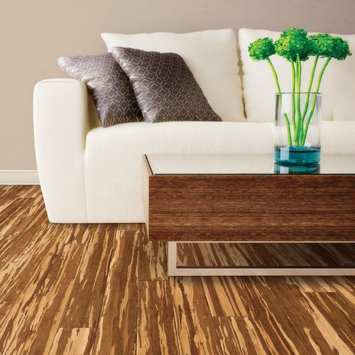 Parquet contrecollé - EXPRESSIONS SMOOTH : TIGER - US FLOOR - en bambou / finition mat / flottant