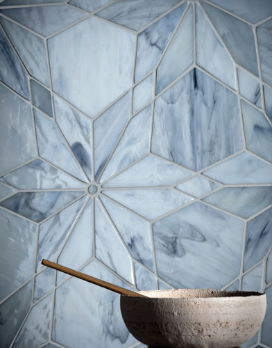 Mosaïque en verre - DE.0V40 - Mosaico + - texturée / d'intérieur / murale