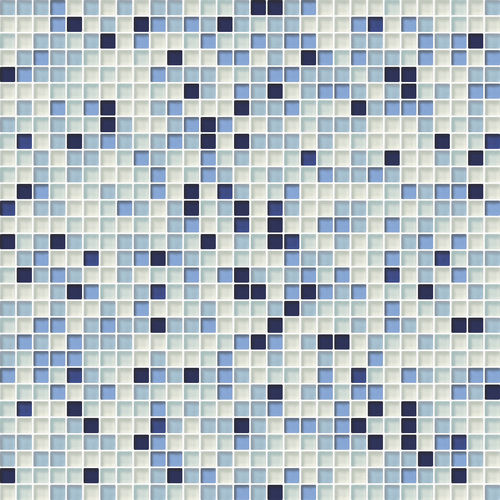 Mosaïque d'intérieur - CR.0554 COBALTO M - Mosaico + - murale / en verre / carrée