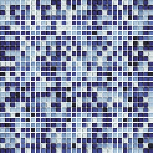 Mosaïque en verre - CR.0570 ZAFFIRO G - Mosaico + - texturée / d'intérieur / murale