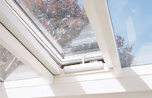 Fenêtre de toit en aluminium - KOMET 55 - SunParadise - à projection / à double vitrage / à coupure thermique